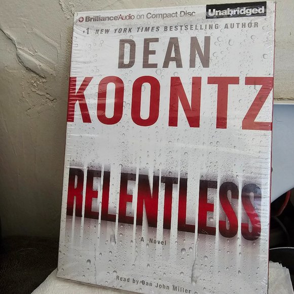 Relentless By Dean Koontz Book on CD 8 disk set - Picture 1 of 2